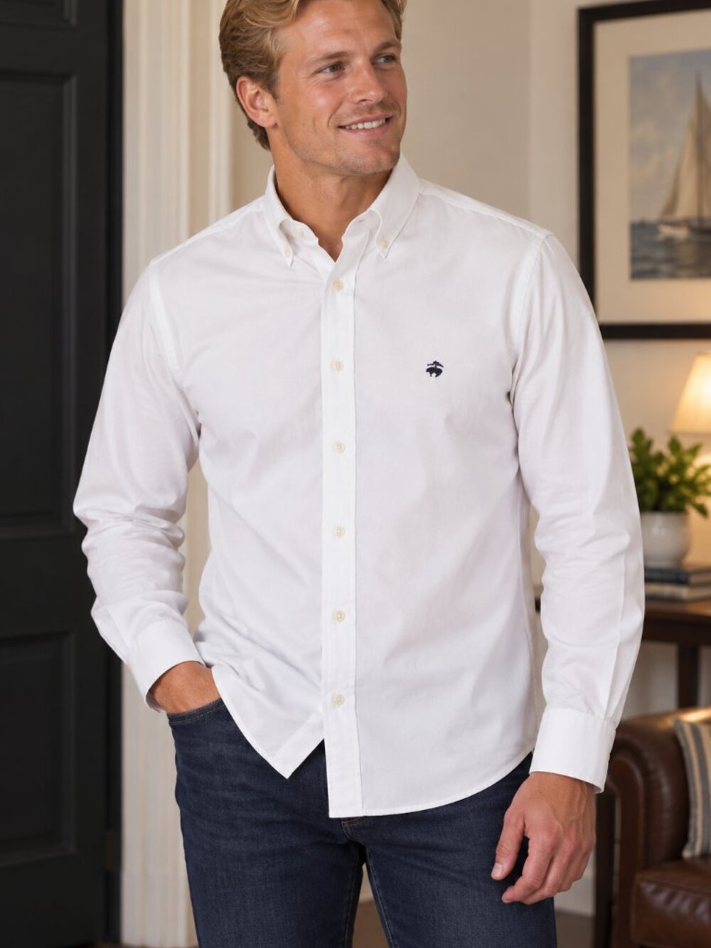 Weekend Classic! Brooks Brothers Friday Oxford Shirt - XL